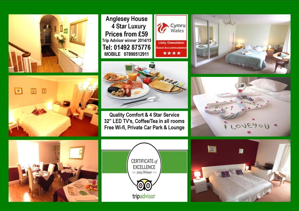 Anglesey House Bed & Breakfast Llandudno Eksteriør bilde